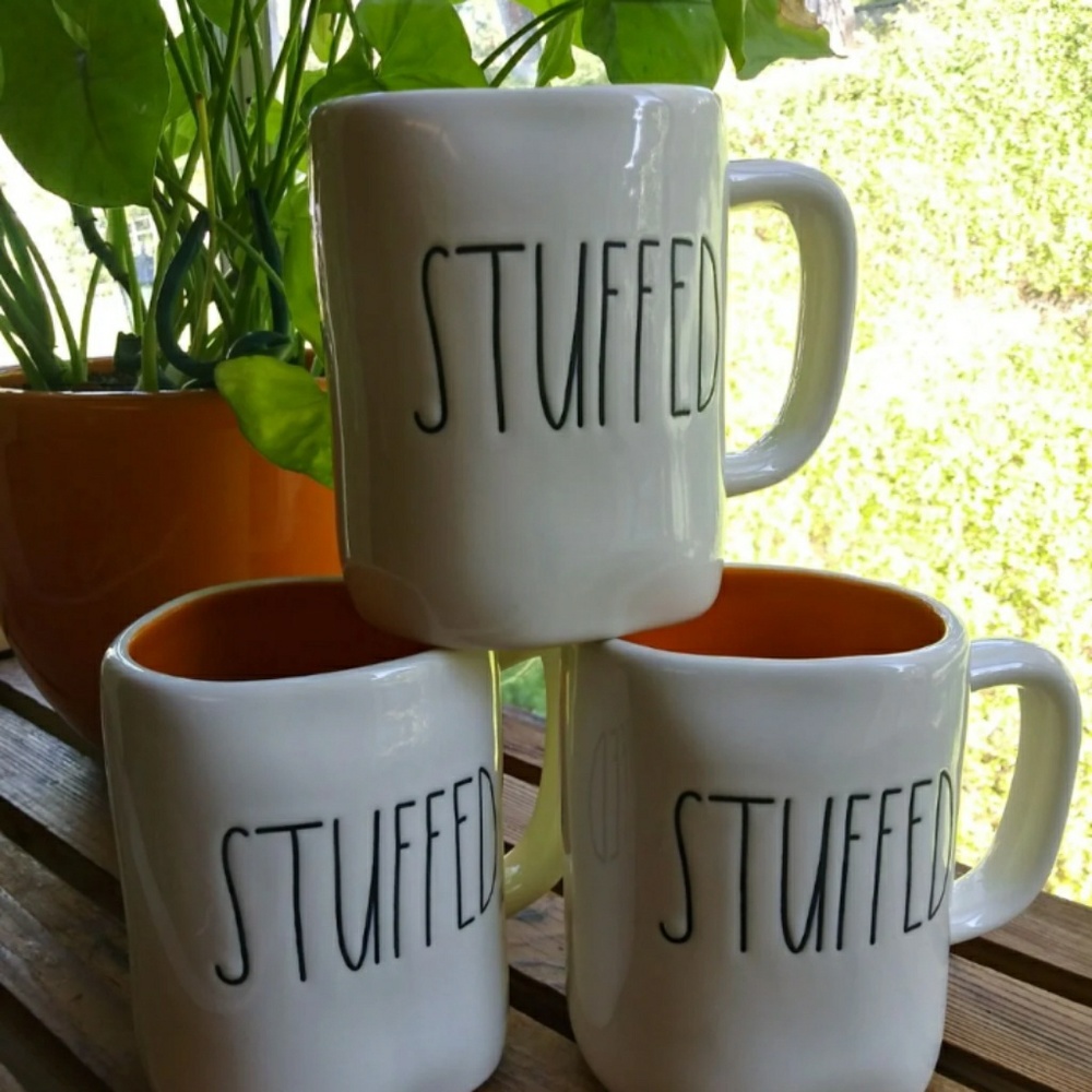 Rae Dunn Thanksgiving collection mugs